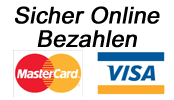 Sicher Online Bezahlen mit Kreditkarten oder auch Banküberweisung