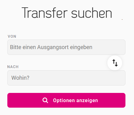 Finde einen Transfer von Salzburg Airport Flughafen